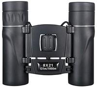 ZJFHEYUO Jumelles compactes 8x21 à Zoom Longue portée 1 000 m, Pliables, HD, Mini, pour Le Sport et Le Camping