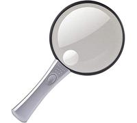 ZJFHEYUO Loupe de Lecture Portable 10x pour Enfants et Personnes âgées, loupe d'identification avec lentille Optique Acrylique 20x