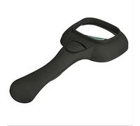 ZJFHEYUO Loupe éclairante portative, loupe grossissante 3X à LED avec éclairage, idéale pour la Lecture, Les Loisirs créatifs, Le Travail de Bureau, la Consultation de Cartes, la