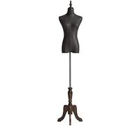 ZJFHEYUO Mannequin de Couture Professionnel pour Femme, Buste de présentation sans Bras, modèle C