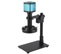 ZJFHEYUO Microscope vidéo numérique Industriel 4K 48 MP HDMI USB, caméra monoculaire, Zoom 150X, Objectif à Monture C, pour la réparation de PCB, de téléphones et de soudures