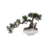 ZJFHEYUO Plantes artificielles Simulation Bienvenue Pin Podocarpus Pin Fausse Plante Réception d'Hôtel Bonsaï Décoration Zen Plante Verte Décoration Intérieure Bonsaï Pin