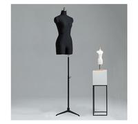 ZJFHEYUO Sewing Mannequin Female Dress Form Mannequin Torso for Sewing, Height Adjustable 360°Rotatable Mannequin Body with Metal Tripod Stand for Dress Jewelry Display,Beige,88#