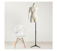 ZJFHEYUO Sewing Mannequin Female Dress Form Mannequin Torso with Tripod Stand, Adjustable Height Mannequin Body with Magnetic Suction Arm for Dress Jewelry Display,B,84#