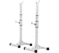 ZJFHEYUO Squat Rack Formation portique Support Banc de Presse haltères Squat Racks réglables pour haltères Squat Rack pour haltères Rack pour haltères Support de Poids réglable S