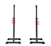 ZJFHEYUO Support de Squat et de développé couché réglable, Support d'haltères Portable Multifonction sans Barre pour entraînement Complet du Corps en intérieur à Domicile. Support