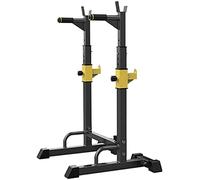 ZJFHEYUO Support de Squat pour haltères, Banc de Presse, équipement de Fitness, Maison et Salle de Sport, Supports d'haltères, Support de Squat réglable, Banc de Presse, Poids STA