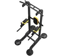 ZJFHEYUO Support de Squat réglable et Support de développé couché, Support Portable pour haltères, Paire de Supports pour Banc de Musculation pour Salle de Sport à Domicile, Noir