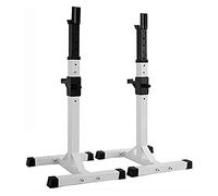 ZJFHEYUO Supports d'haltères pour Musculation, Support à Squats, Support à Hauteur réglable, Support de Rangement pour développé couché, pour Salle de Sport à Domicile, Charge Max