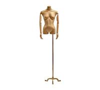 ZJFHEYUO Tailors Dummy Creative Mannequins Adjustable Half Body Manikin Female Mannequin Torso Fashion Student Mannequin Display Bust