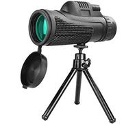 ZJFHEYUO Télescope monoculaire 40x60, monoculaire Haute définition, étanche et antibuée, idéal pour l'observation des Oiseaux. Équipé d'une Boussole, d'un Support pour Smartphone