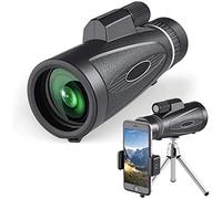 ZJFHEYUO Télescope monoculaire Haute définition 18x62, Prisme BAK4 et lentille FMC HD étanche, avec Support pour Smartphone et trépied. Idéal pour l'observation des Oiseaux et Le
