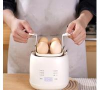 ZJFJMBD Cuiseur à œufs Intelligent - Chaudière à œufs électrique entièrement Automatique pour œufs cuits à la Vapeur, durs et Mous - Mini cuiseur à œufs Rapide
