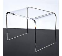 ZJFJMBD Tabouret en Acrylique - Table d'appoint Transparente Moderne pour Enfants et Adultes, Tabouret de Douche Multifonction antidérapant, Tabouret à Langer idéal