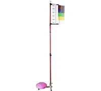 ZJFJMBD Testeur de Saut Vertical pour Adultes, Outil de Mesure portatif d'entraîneur de Saut, Entraîneur encourageant pour Le Saut Vertical, 3,9 à 11,5 Pieds
