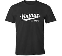ZJFRRQZ Birthday Vintage Lettering Customizable Birthday T-Shirt Manches Courtes(3X-Large)