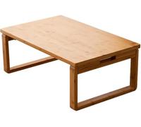 ZJGFCB Table basse tatami en bois massif - Table basse créative pliante pour balcon et baie vitrée - Bureau d'ordinateur et table à thé de style japonais - Design compact pour les petits espaces