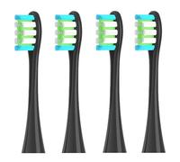ZJgZmslcd Lot de 4 têtes de brosse à dents de rechange compatibles avec les buses de brosse à dents électrique Oclean X/X PRO/Z1/F1/One/Air 2/SE Sonic Noir