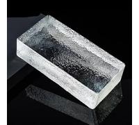 ZJHAHJY Blocs de verre de 7,8 x 4,8 cm, briques solides transparentes, cloison de séparation décorative, pour séparation de pièce, décoration architecturale, bar, hôtel (G)