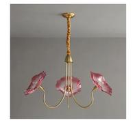 ZJHAHJY Lustre Lotus Minimaliste Moderne en Verre Nordique LED, décoration intérieure de Chambre à Coucher, éclairage Luxueux pour Salon, éclairage Moderne