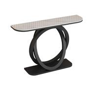 ZJHAHJY Table console pour entrée, table de canapé, avec étagères de rangement, longue table d'entrée pour entrée, salon, couloir, entrée (noir B, 100 cm)