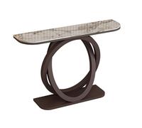 ZJHAHJY Table console pour entrée, table de canapé, avec étagères de rangement, longue table d'entrée pour entrée, salon, couloir, entrée (marron C, 120 cm)