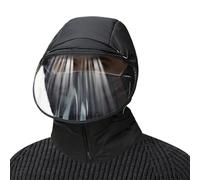 zjhukfmc Bonnet de protection 4 en 1 pour le visage par temps froid | Bonnet de protection imperméable pour homme avec chauffe-nuque | Pour l'extérieur, la moto, le cyclisme, la randonnée, le ski, la