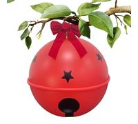 zjhukfmc Boules de décoration gonflables - Cloche de Noël avec nœud - Boules de Noël gonflables géantes - Décoration extérieure - Pour jardin, cour, terrasse, pelouse, chemin, décoration de fête