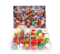 zjhukfmc Canards de Noël - Calendrier de l'Avent 24 jours avec surprises - Porte-clés - Cadeaux de fête - Jouets de bain pour à la maison dans la salle de bain