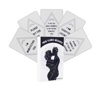 zjhukfmc Cartes de tarot pour débutants - Jeu de société de divination - Jeux d'oracles amusants avec 54 cartes pour les jeux de société et les occasions festives