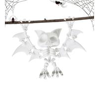 zjhukfmc Figurine de Chauve-Souris, Modèle de Chauve-Souris Squelette, Réaliste Imprimé en 3D pour Mur Intérieur Maison Jardin Fête Extérieur Maison Hantée