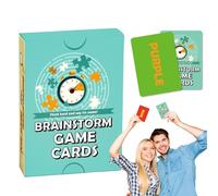 zjhukfmc Jeu de cartes amusant - Jeu de cartes de groupe, jeu de société interactif pour groupes, conversations, amis, famille, relations étrangères, renforcement portable, plaisir de fête à partir de