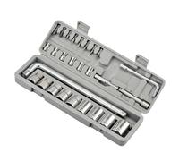 zjhukfmc Jeu De Douilles Drive | 27 Pièces Ergonomique Robuste - Kit D'Outils À Douilles Complet Pour Maison Avec Coffret | Pour Garage Maison Atelier Entretien Réparation Soin Hommes Électricien