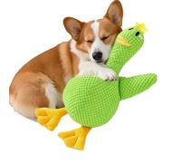 zjhukfmc Jouet de canard apaisant - Jouet sonore pour chien - Jouet couineur interactif en cas d'anxiété de séparation - Pour les voyages, le repos, l'occupation en intérieur - Dents de chiot