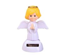 zjhukfmc Jouets solaires de Noël pour la danse | Jouet de danse à tête secouée avec énergie solaire de Noël | Figurine de danse à économie d'énergie, accessoires de décoration de la maison