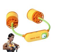 zjhukfmc Neck Fan Climatiseur portable USB rechargeable | Refroidisseur silencieux avec 3 vitesses pour le travail, le bureau, les voyages, l'extérieur, les femmes et les hommes
