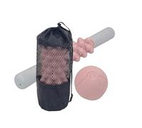 zjhukfmc Rouleau de fascia | Boost antidérapant avec balle pour la régénération, ensemble de rouleaux en mousse de pilates, pour yoga détendu, Pilates, maison, appartement, salle de sport, voyage