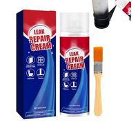 zjhukfmc Spray de mastic étanche avec pinceau, 100 ml, avec pinceau, spray d'étanchéité, pour réparer les fuites sur les murs et les toits, pour réparer les gouttières, les murs et les toits