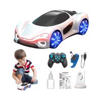 zjhukfmc Voiture RC de Cascades à Détection de Gestes,2.4GHz Rechargeable Rotation à 360 Degrés - avec Télécommande Lumineuse à Contrôle Gestuel - pour de 4 à 15 Ans Filles et Garçons Cadeau