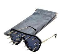 ZJIEYU Lunettes de Soleil Cool Rock Punk Spike Y2K, Lunettes de Soleil Cloutées en Métal, Accessoires Gothiques Steampunk pour Rockstars Alternatives, pour Femmes et Hommes(Color2)