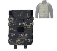 ZJIEYU Sac à Dos D'hydratation Extérieur, Pochette de Rangement Modulaire Pour L'extérieur, de Premiers Secours Pliable Système MOLLE, Compatible Avec Sac à Dos et Gilet Extérieur