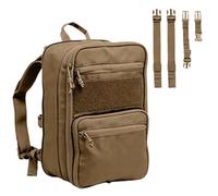 ZJIEYU Sac à Dos D'hydratation Tactique Extensible, Sac Utilitaire MOLLE | Voyages, randonnée, chasse, capacité variable, sac d'assaut, léger, système MOLLE(Brown)