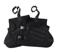 ZJIEYU Support Tactique pour Jambe, Compatible Molle, avec Sangle en Nylon à Boucle Offrant Une Protection Étendue, Kit Universel de Protection Tactique pour Les Jambes
