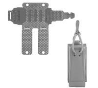 ZJIEYU Tactical 9mm Mag Pouch and Side Adapter, Molle Attachments Set