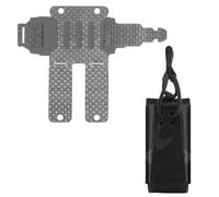 ZJIEYU Tactical 9mm Mag Pouch and Side Adapter, Molle Attachments Set