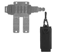 ZJIEYU Tactical 9mm Mag Pouch and Side Adapter, Molle Attachments Set