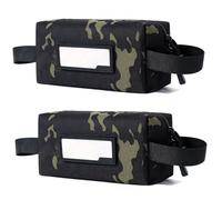 ZJIEYU Tactical Ammo Pouch, Professional Storage Bag Carrier Bag, with ID Label and Adhesive Patch Ammo Holder, for Hunting Shooting(Bkcp)