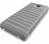 ZJIQOH Matelas Table de Massage avec Ouverture Sangle Élastique Enroulable | Souple et Résistant pour Salon De Beauté Spa Tatouage(Gray,180 x 60 x4cm)