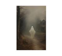 ZJIXAOSD Halloween Magic - Spook Up Your Season (1) - Impression sur toile - Décoration murale esthétique pour chambre, bureau - 60 x 90 cm