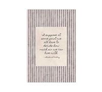 ZJIXAOSD Impression sur toile avec devise de Dark Academy pour les amateurs de livres, rayures, littérature émotionnelle mélancolique, esthétique, fille triste - Décoration murale pour maison, bar
